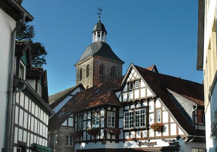 Altstadt Tecklenburg an den Hermannshöhen. Foto: M. Münch